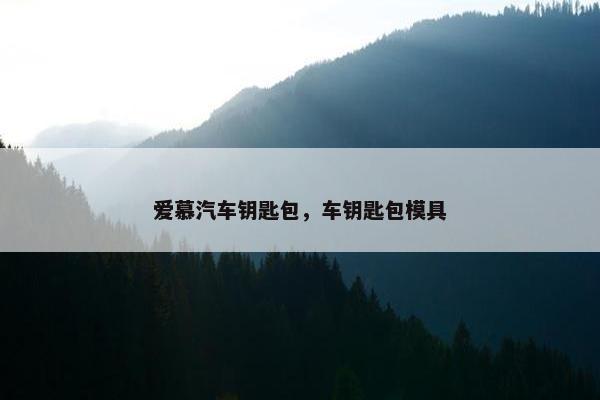 爱慕汽车钥匙包，车钥匙包模具