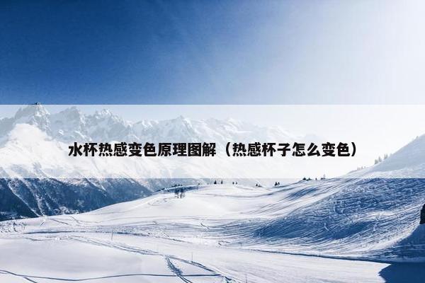 水杯热感变色原理图解（热感杯子怎么变色）