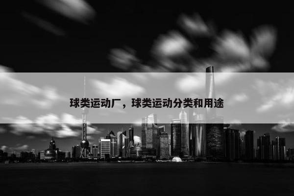 球类运动厂，球类运动分类和用途