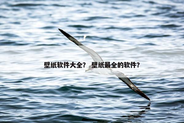 壁纸软件大全？ 壁纸最全的软件？